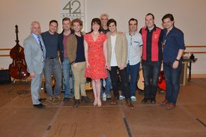 Mark S. Hoebee and Hunter Foster, Sam Weber, Jason Loughlin, Nat Zegree, Bligh Both,  Photo