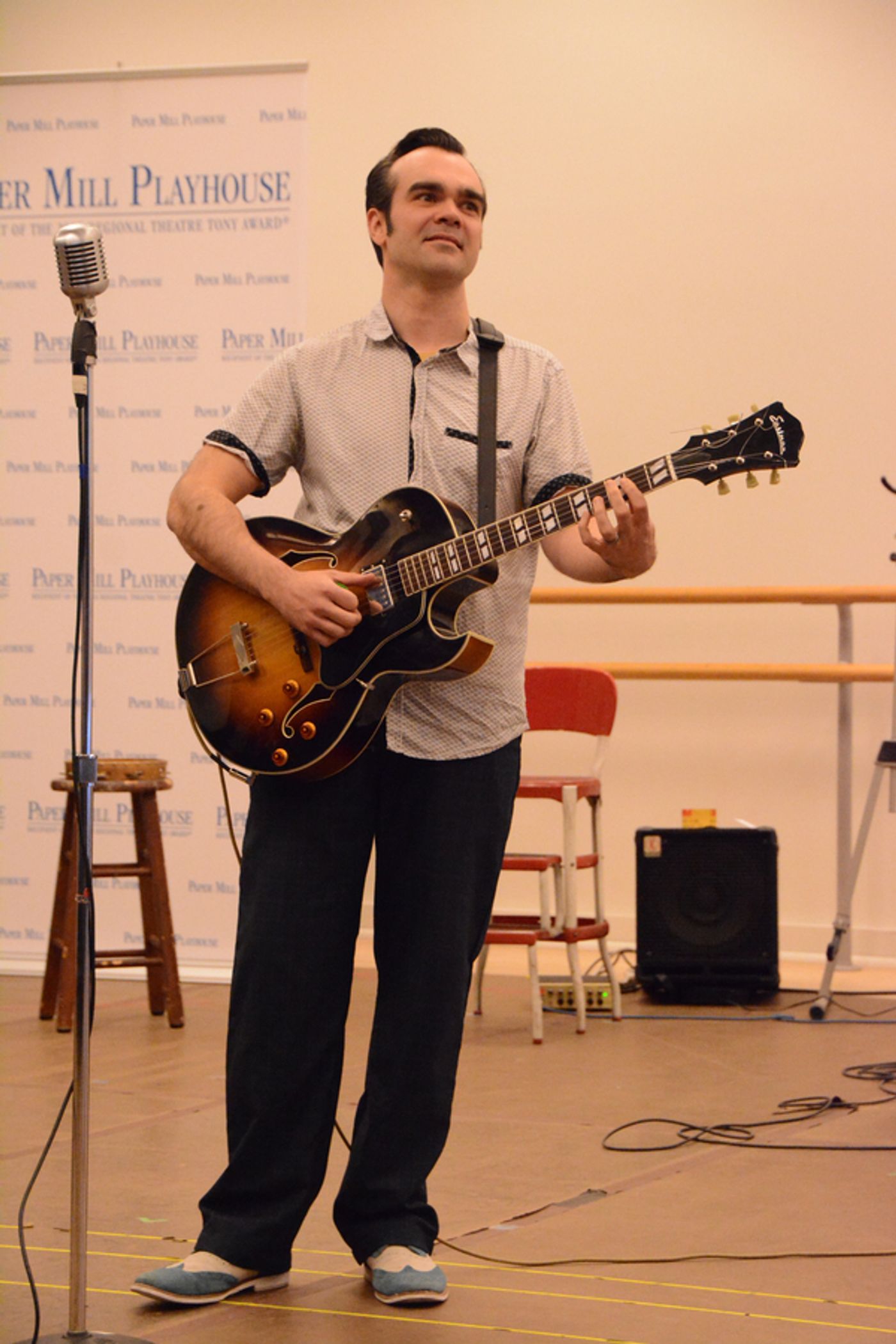 Photo Coverage: Cast of Paper Mill Playhouse's MILLION DOLLAR QUARTET Meets The Press  Image