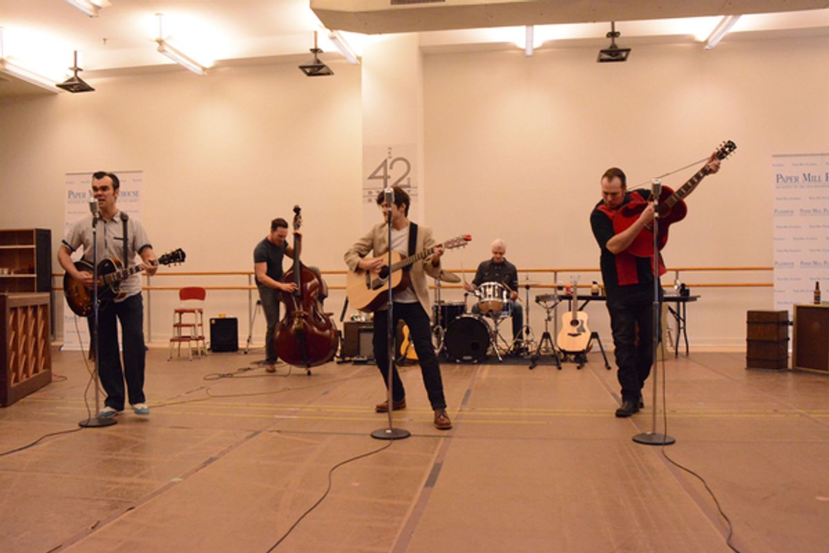 James Barry, Sam Weber, Alex Boniello, David Sonneborn and Scott Moreau at 