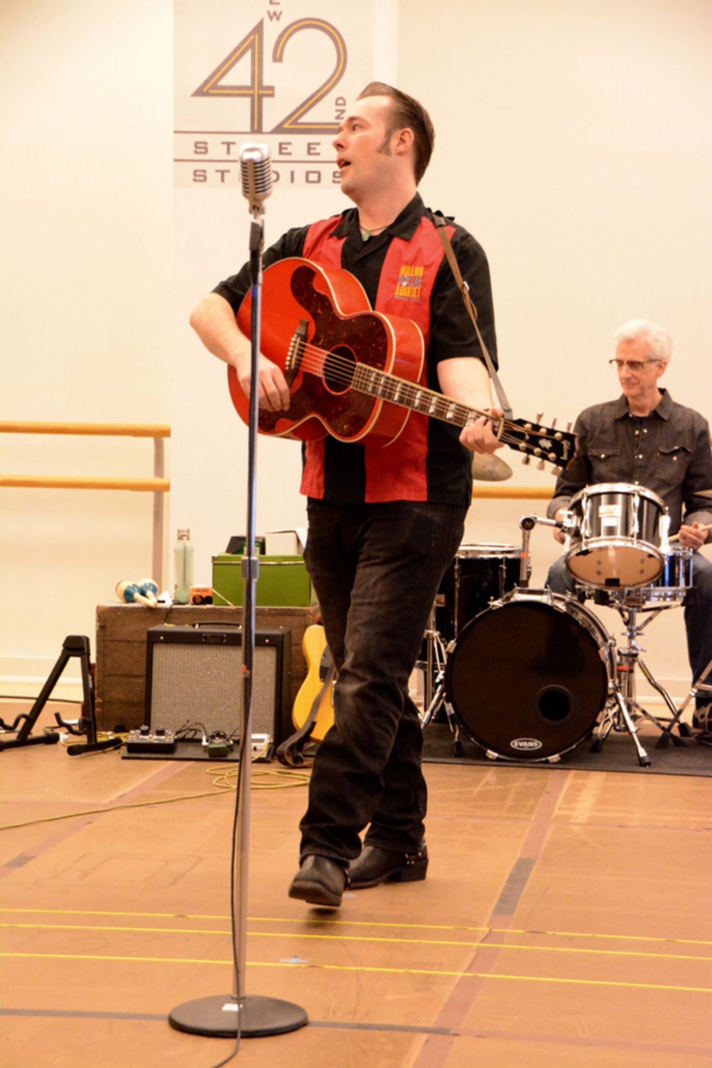 Photo Coverage: Cast of Paper Mill Playhouse's MILLION DOLLAR QUARTET Meets The Press  Image