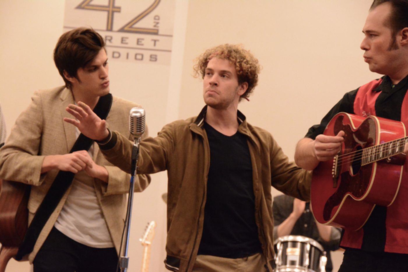 Photo Coverage: Cast of Paper Mill Playhouse's MILLION DOLLAR QUARTET Meets The Press  Image