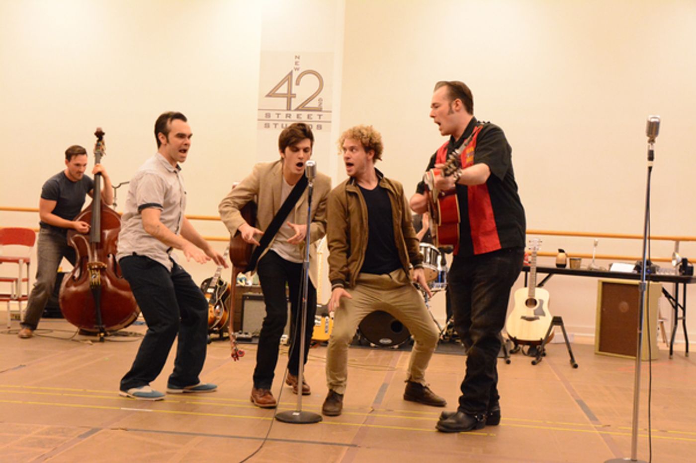 Photo Coverage: Cast of Paper Mill Playhouse's MILLION DOLLAR QUARTET Meets The Press  Image