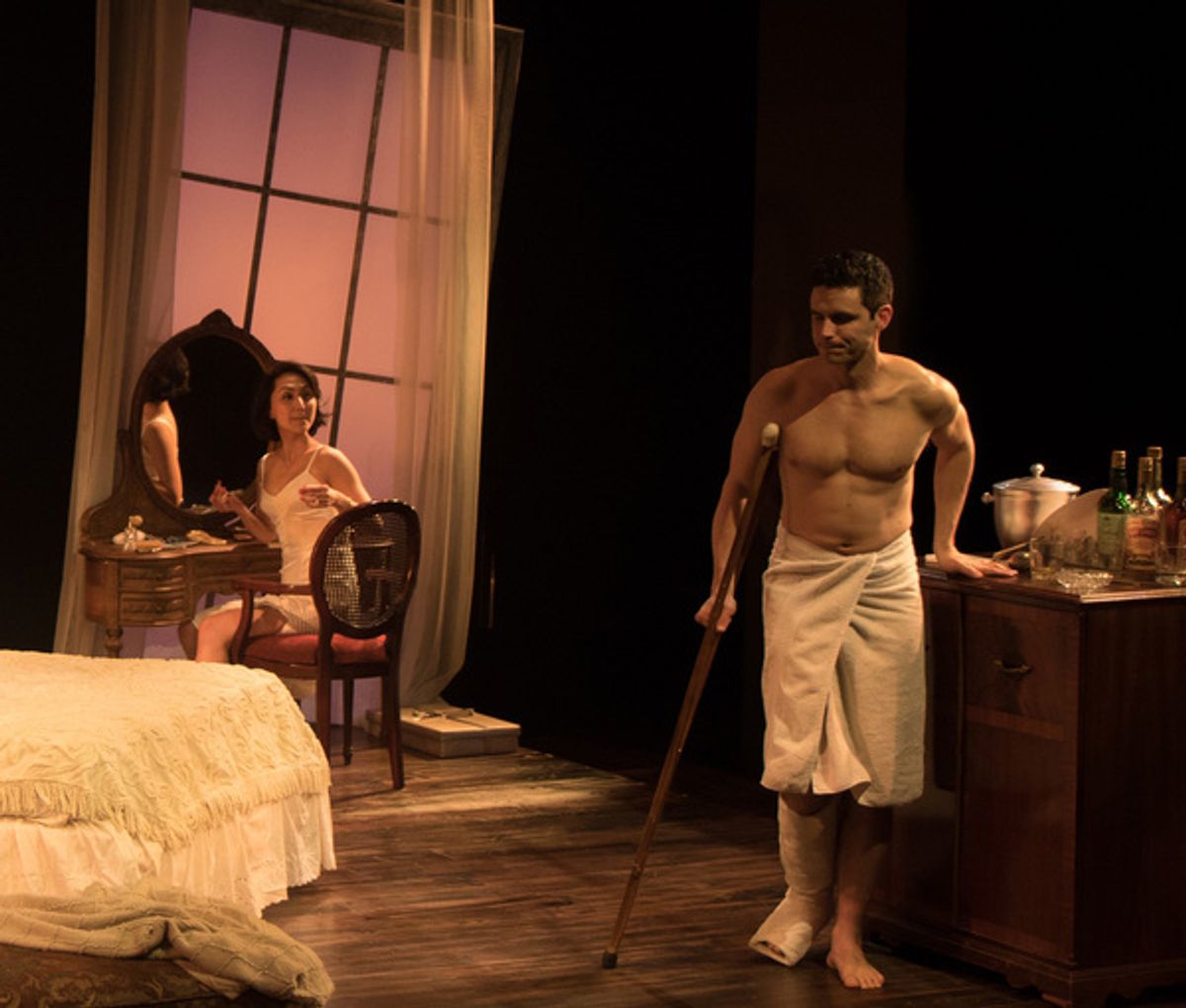 Linda Park and Daniel Bess at 