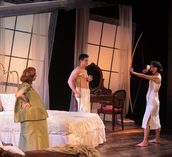 Tamara Krinsky, Daniel Bess, and Linda Park Photo