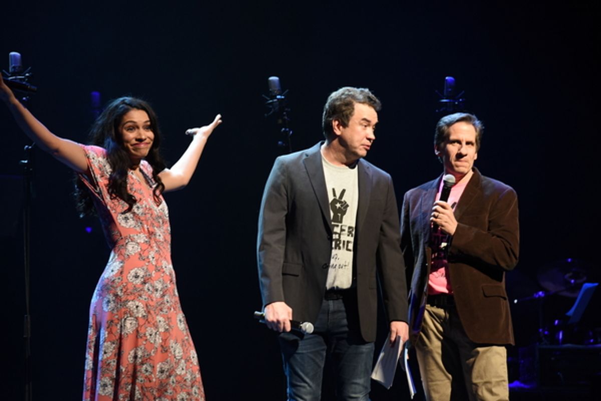 Miranda Rae Mayo, James Wesley and Seth Rudetsky  at 
