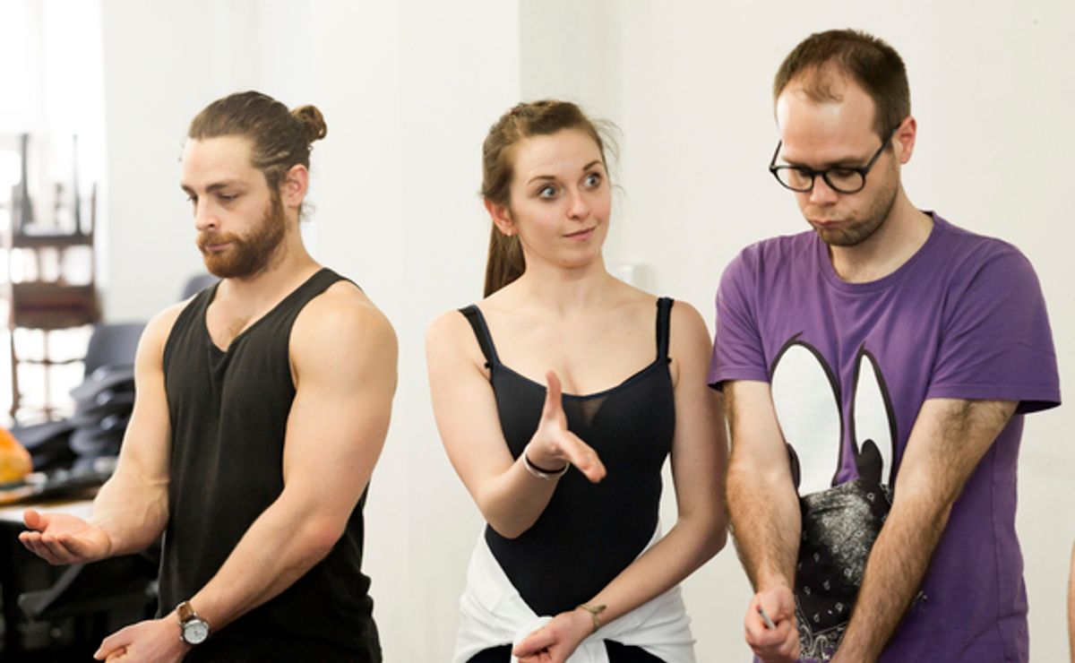 Leon Scott, Emily Goad, and Robert Pearce at 