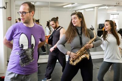 Robert Pearce, Leon Scott, Ellie Nunn and Emily Goad Photo