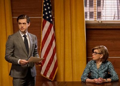 Aaron Tveit, Christine Baranski Photo