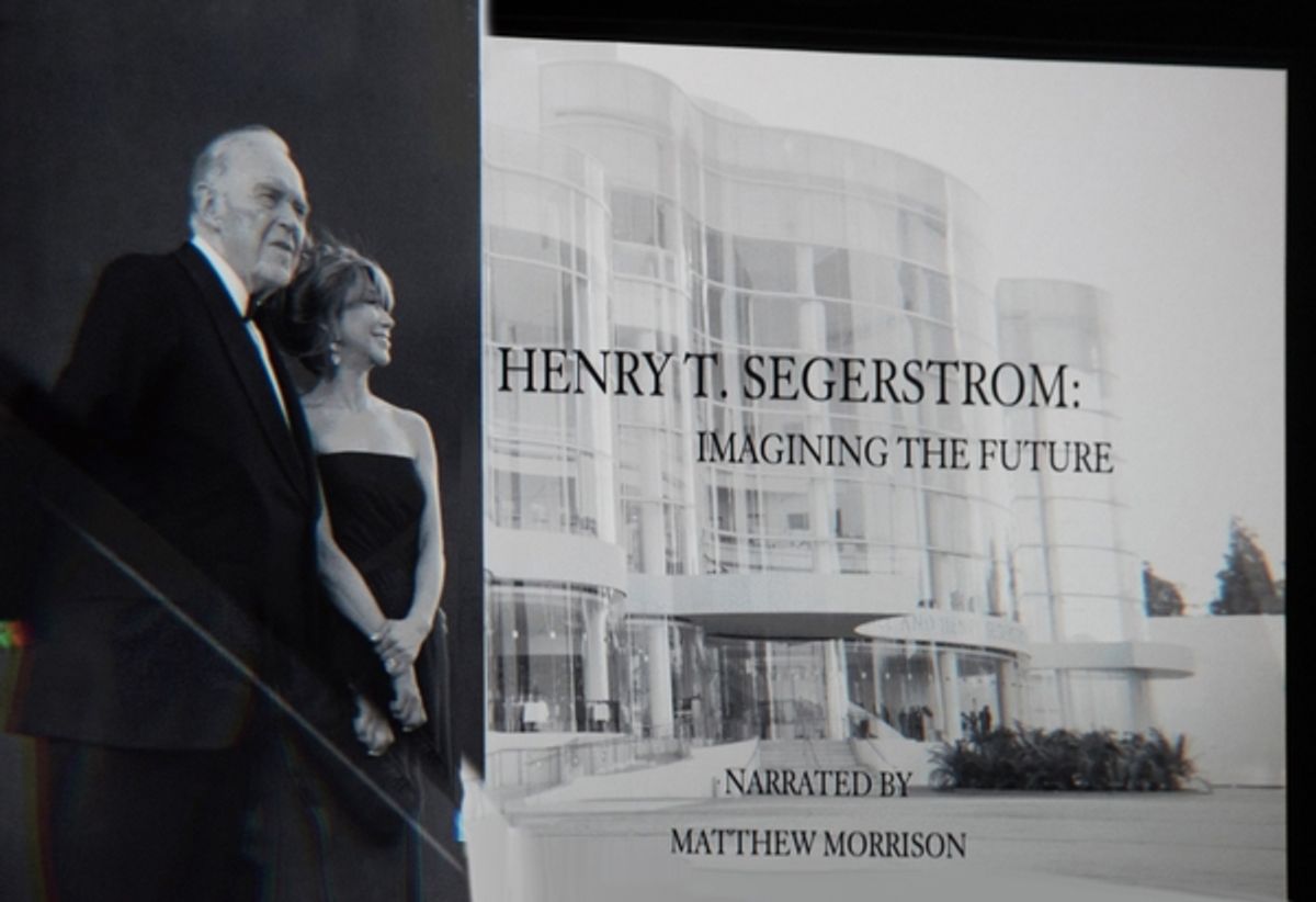 Henry Segerstrom, Elizabeth Segerstrom at 