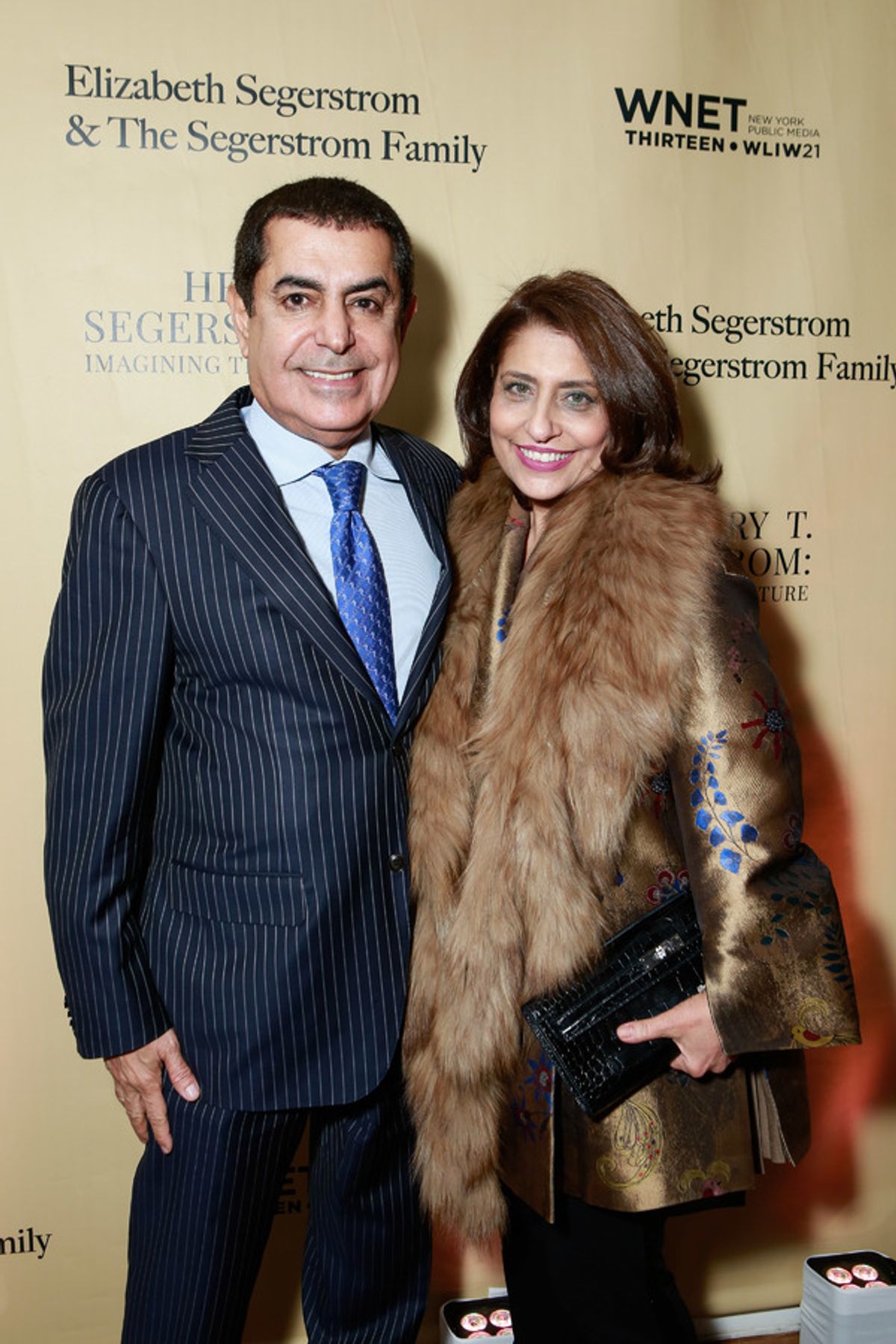 Nassir Al Nasser, Muna Rihani Al Nasser at Elizabeth Segerstrom, Terry Lundgren, Renee Fleming and More Celebrate Henry Segerstrom Film