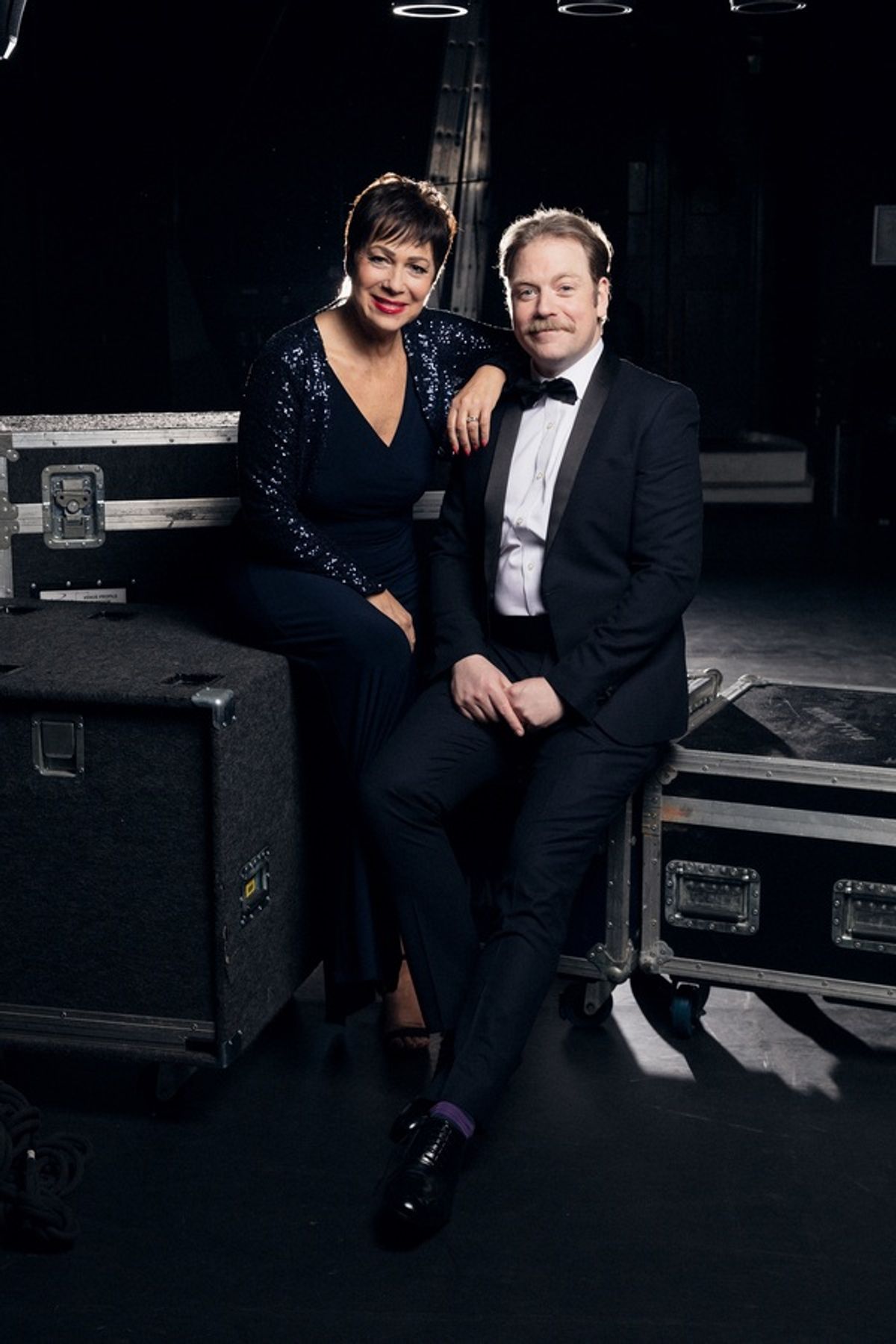 Denise Welch and Rufus Hound at 