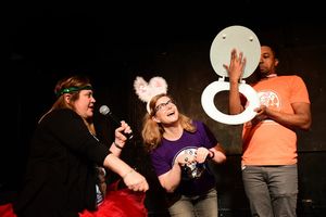 Jen Johnson, Rachel Wilson and Barry Irving Photo