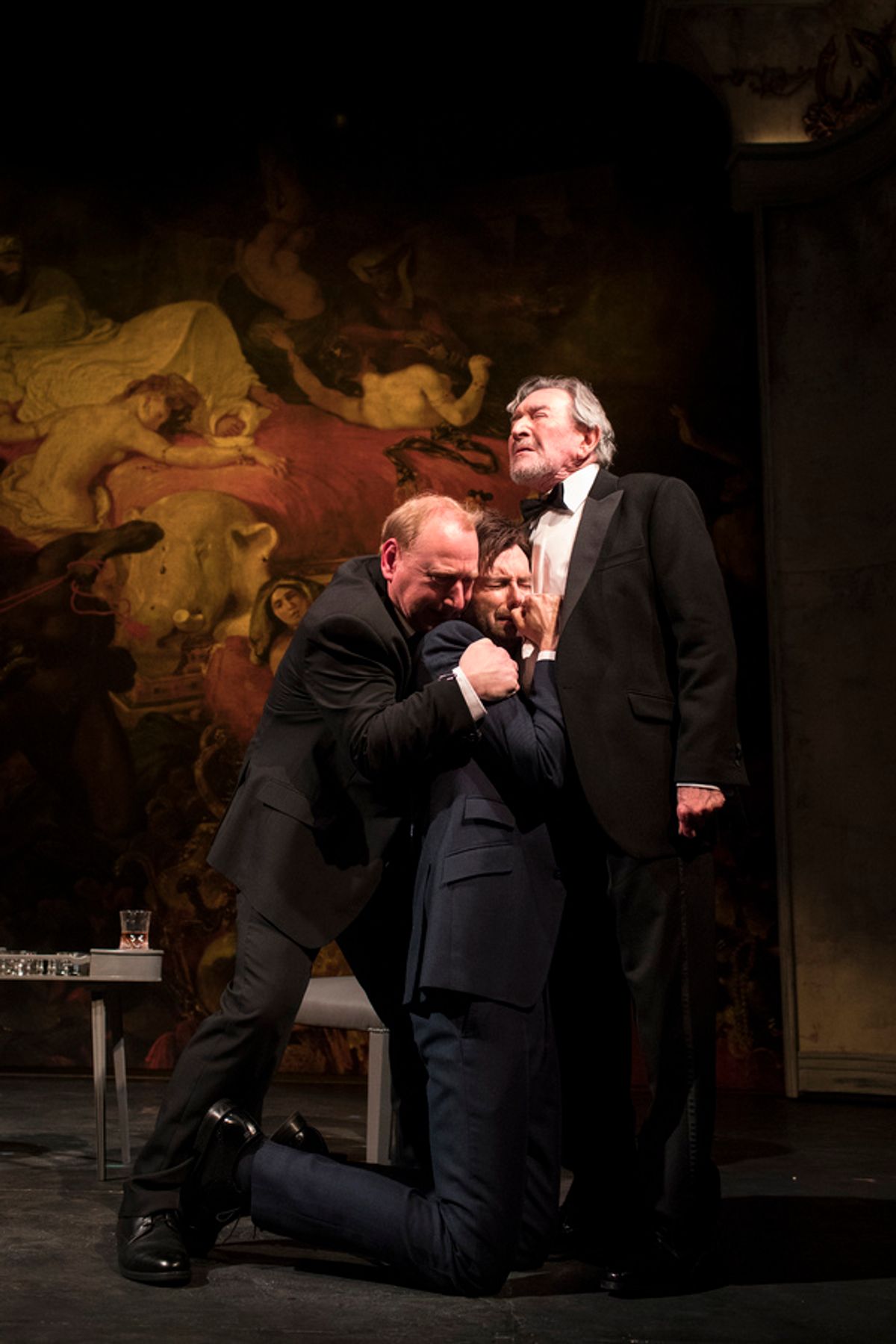 Adrian Scarborough, David Tennant,  and Gawn Grainger at 