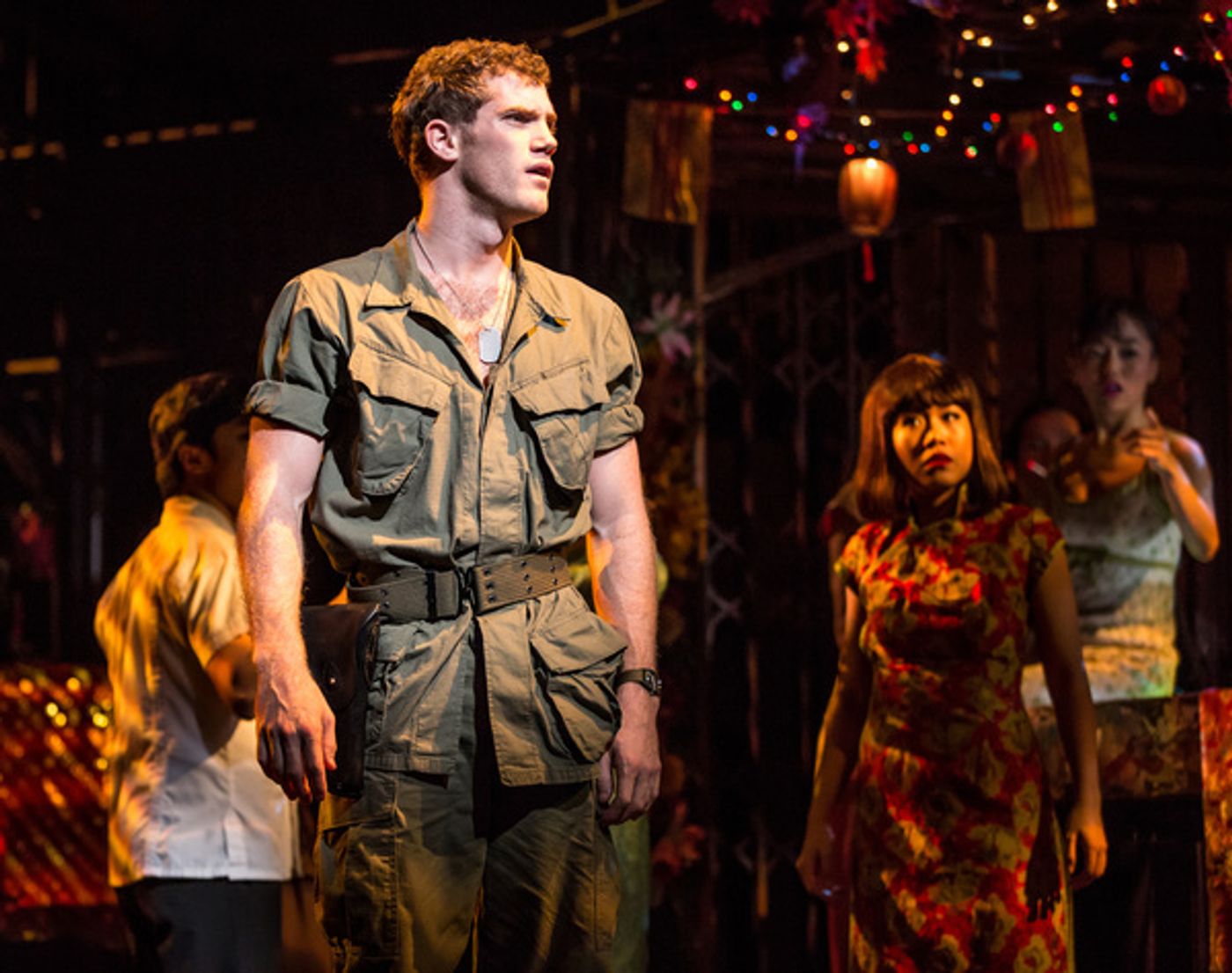 Photo Flash: Welcome to the American Dream - A First Look at MISS SAIGON, Opening Tonight!  Image