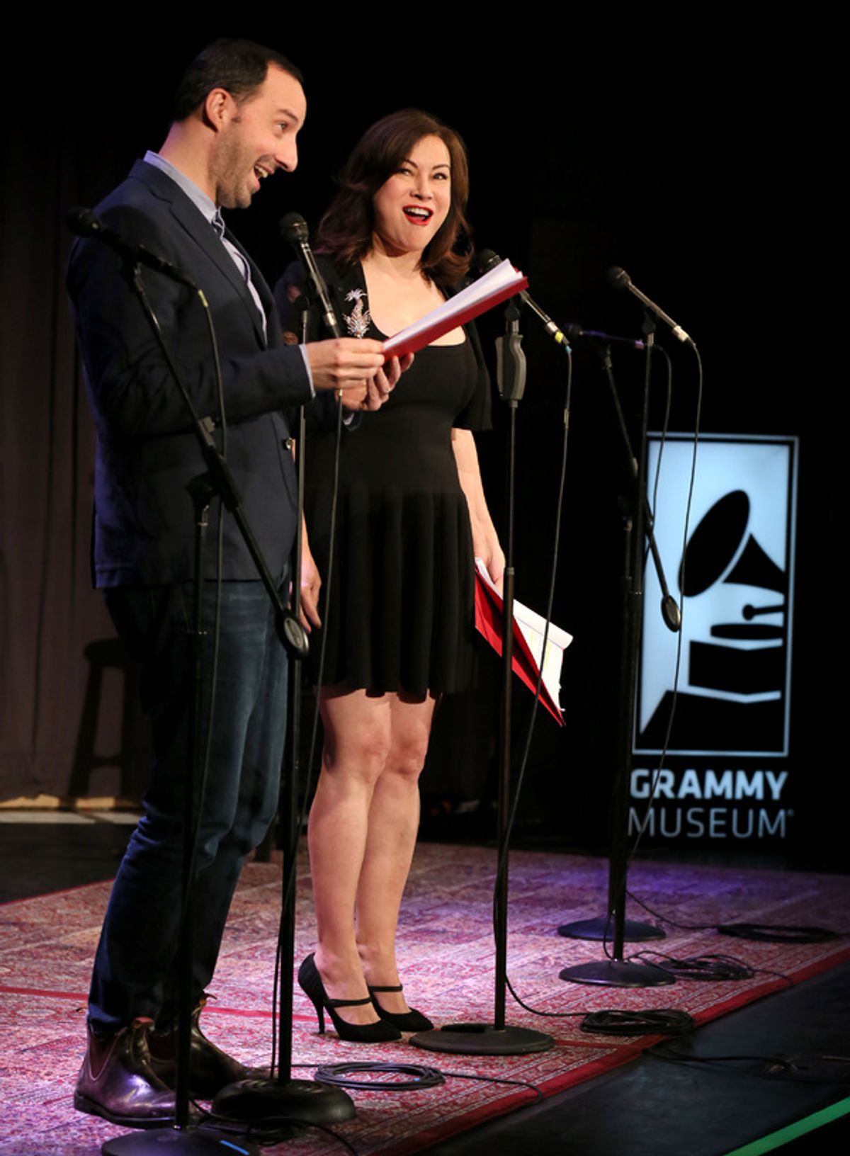 Tony Hale and Jennifer Tilly at 