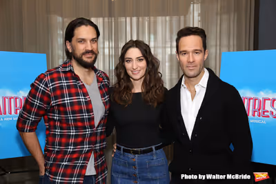 Will Swenson, Sara Bareilles and Chris Diamantopoulos Photo