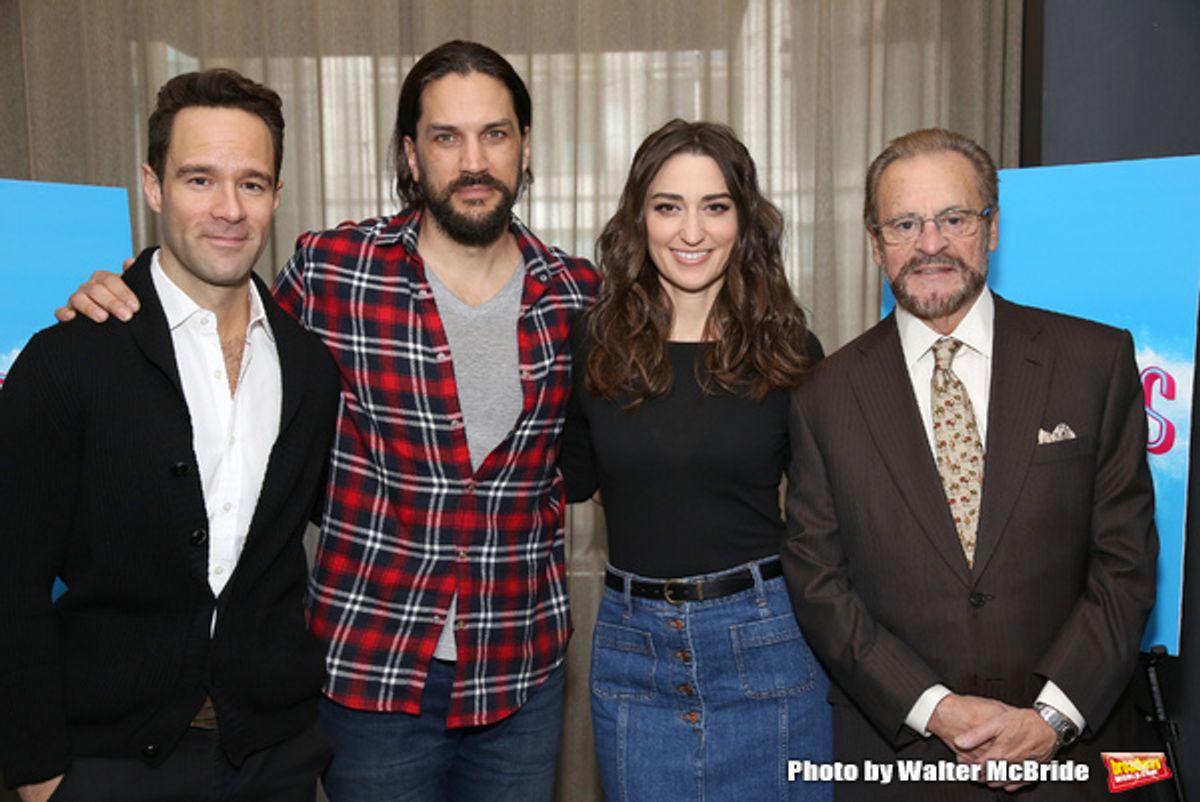 Chris Diamantopoulos, Will Swenson, Sara Bareilles and Producer Barry Weissler at 