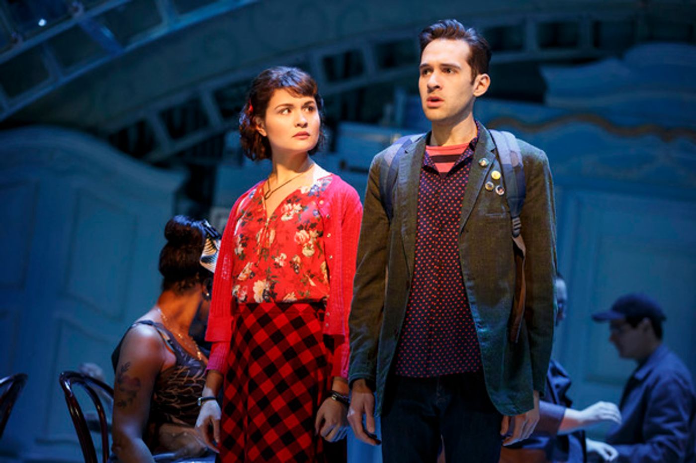 Photo Flash: A Dreamer Arrives on Broadway! See Phillipa Soo, Adam Chanler-Berat and More in AMELIE  Image