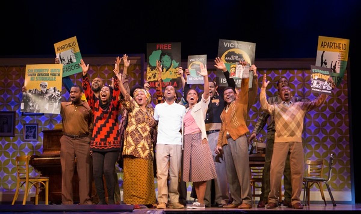  Jordan Barrow, Montego Glover and cast at 