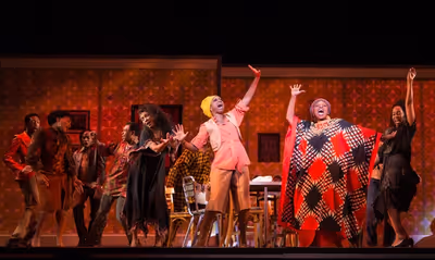 Montego Glover, Fuschia! and cast Photo