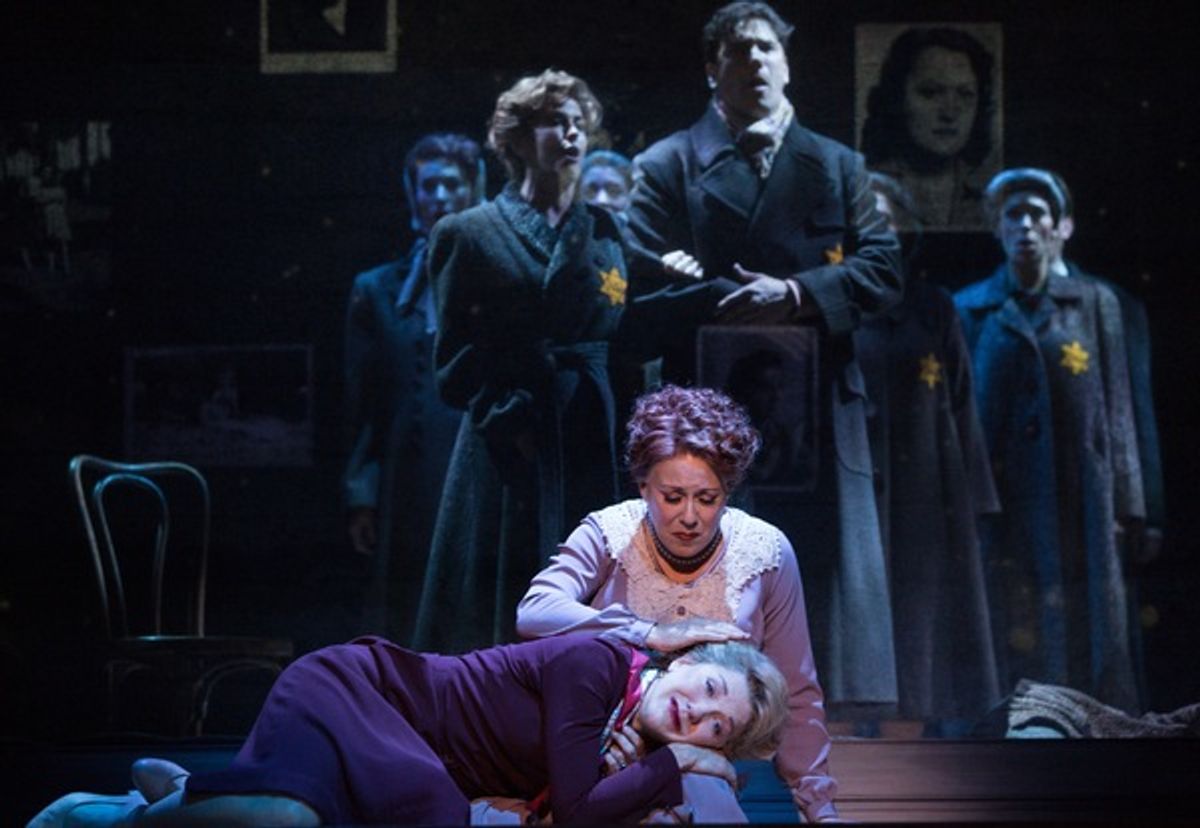 Victoria Clark, Judy Kaye and cast at 