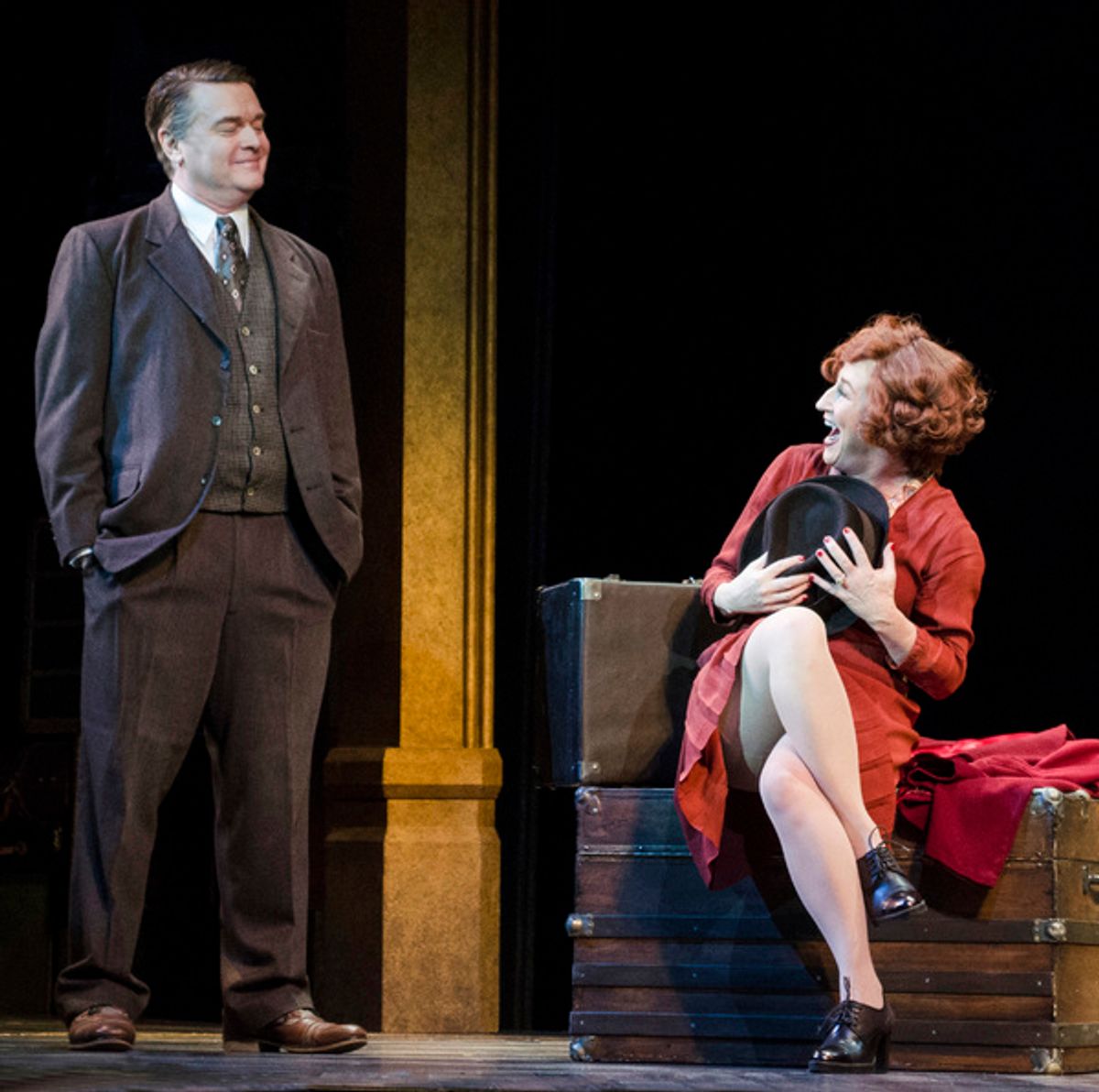 John Scherer and Vicki Lewis at 