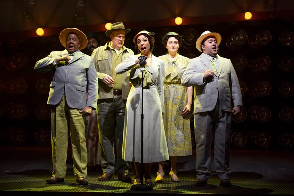 Photo Flash: First Look at Yale Rep's Starry ASSASSINS — photo 2 of 12