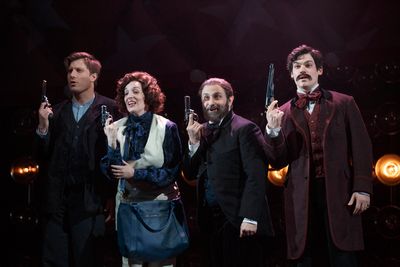 P. J. Griffith, Julia Murney, Stephen DeRosa, and Robert Lenzi  Photo