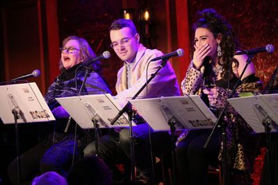 Micah Stock, Kathleen Turner & Lesli Margherita. Photo