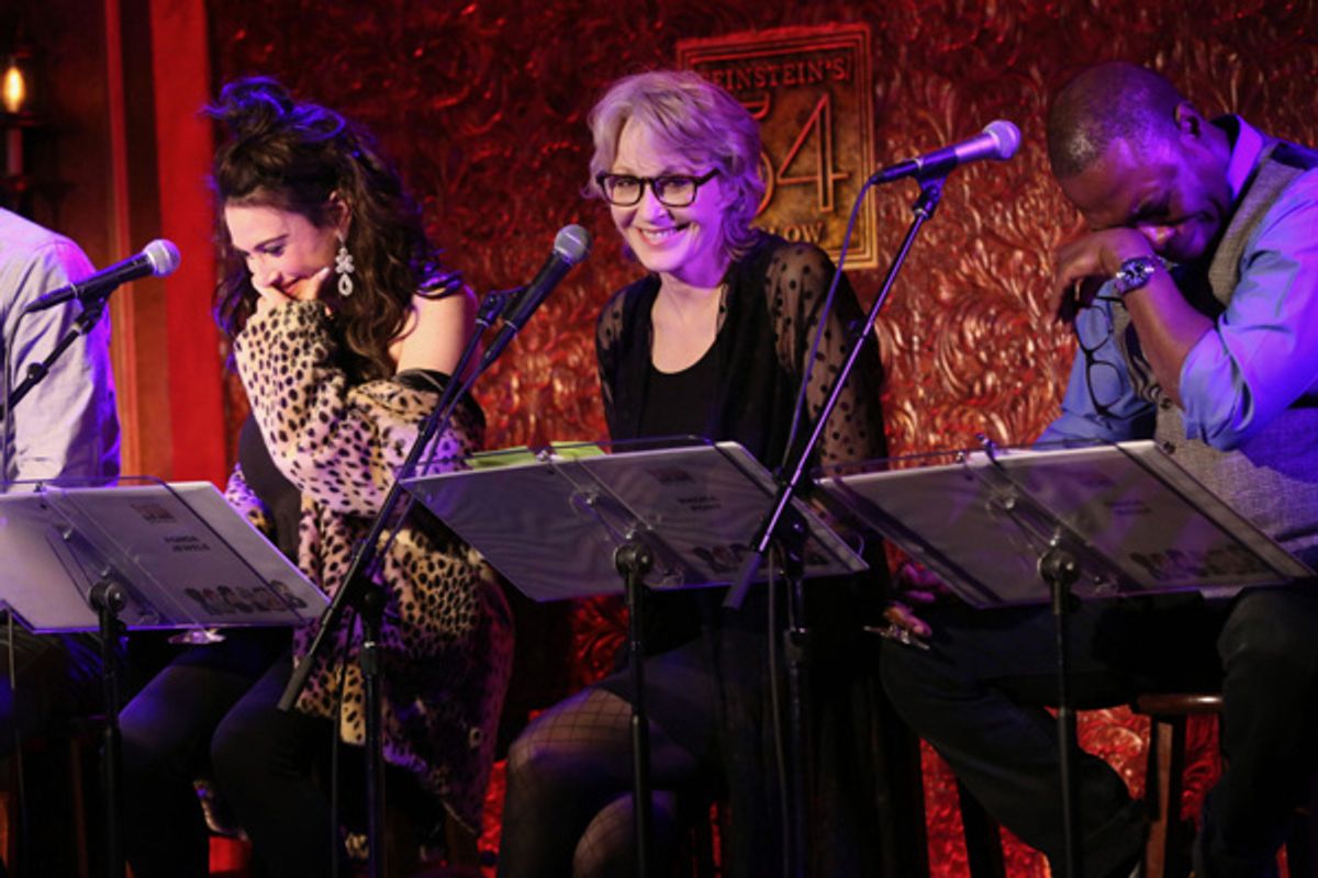 Lesli Margherita and Michael Potts, Jan Maxwell at 