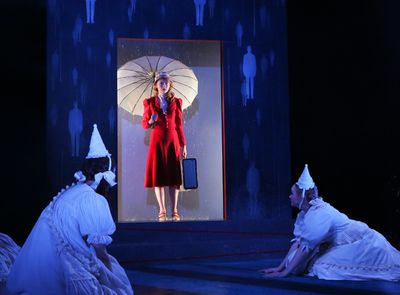 arah Jensen as Eurydice in â€œEurydiceâ€ by Sarah Ruhl onstage in Connecticu Photo