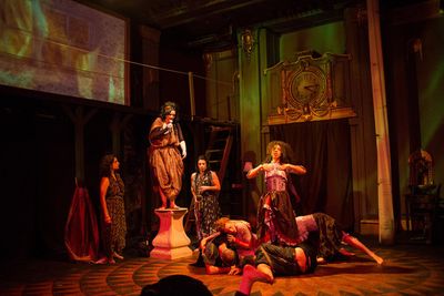 (left to right) LucÃ­a Mier y TerÃ¡n Romero, Ruth Margraff, Anita Darwish, Cooper Photo