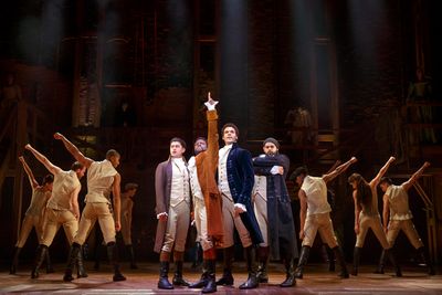 Ruben J. Carbajal, Michael Luwoye, Jordan Donica, Mathene Etreco, Hamilton Company Photo