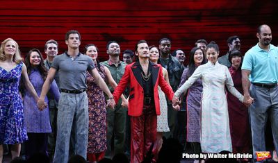 Katie Rose Clarke, Alistair Brammer, Jon Jon Briones, Eva Noblezada, Nicholas Christo Photo