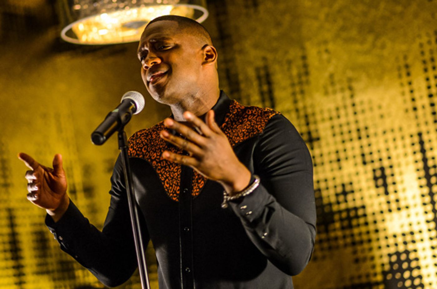 Photo Flash: Ephraim Sykes and the Cast of THE LION KING Bring Down the House at BROADWAY AT W  Image