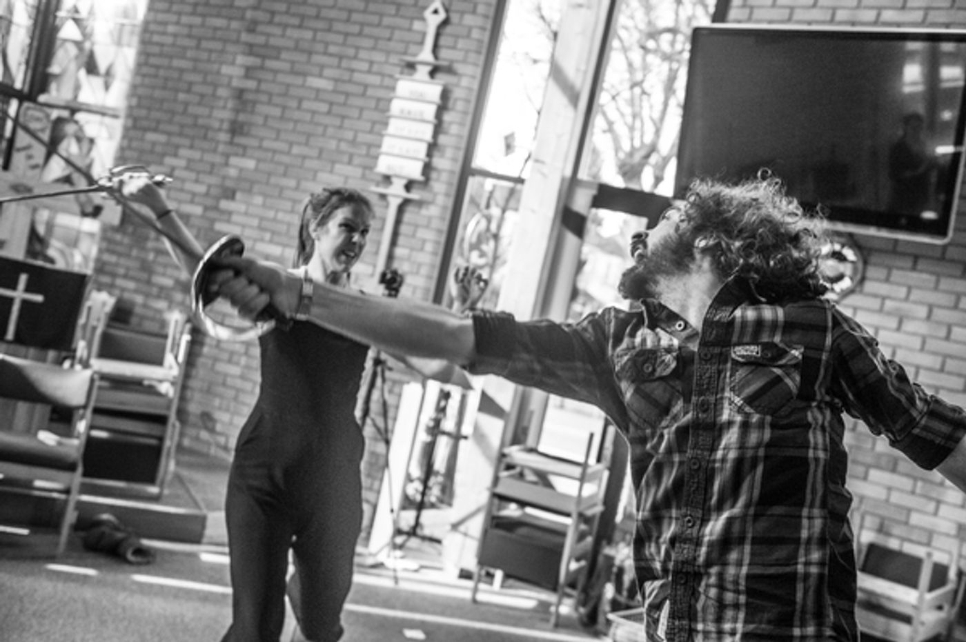 Photo Flash: In Rehearsal with Sh*t-faced Shakespeare's MUCH ADO ABOUT NOTHING  Image