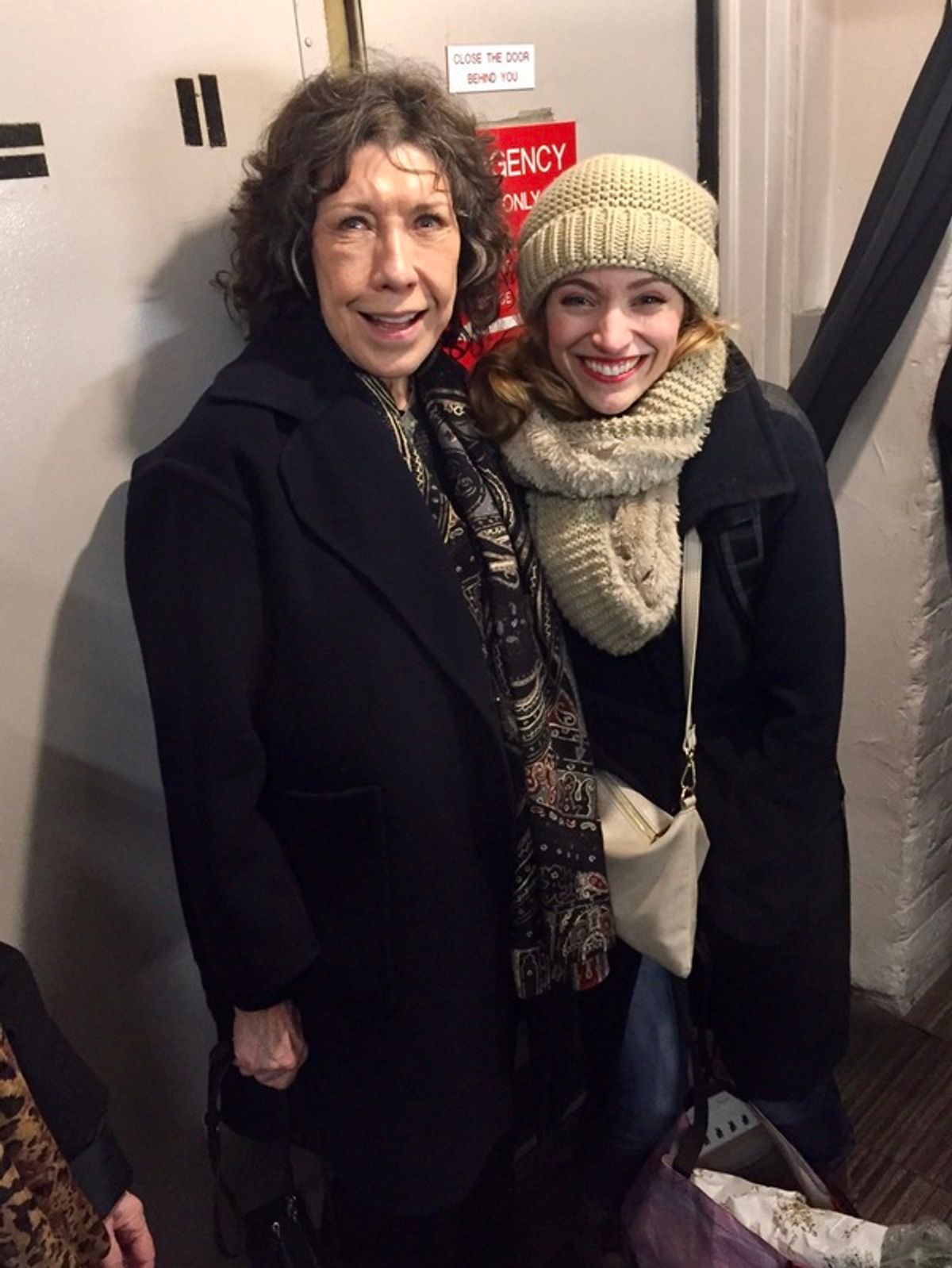 Lily Tomlin and Christy Altomare at 