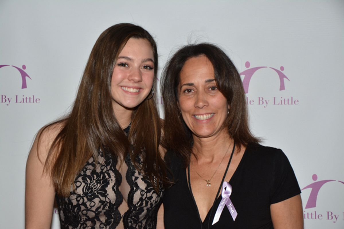 Chloe Lang and Tina Lang at 