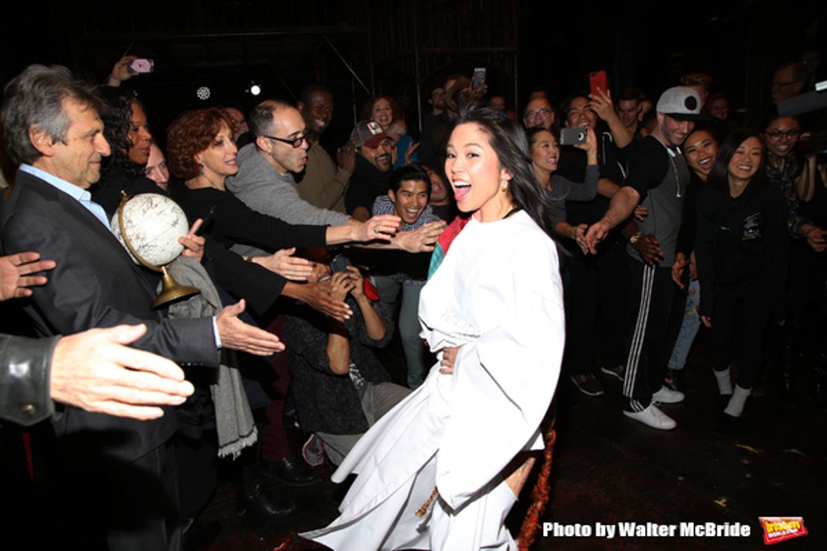 Catherine Ricafort and cast at 