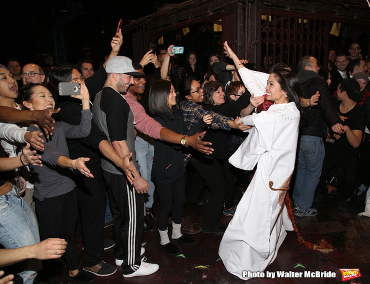 Catherine Ricafort and cast at 