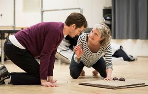 Andrew Garfield and Amanda Lawrence  Photo