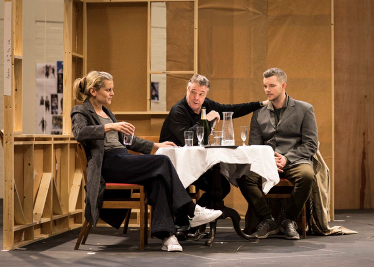Denise Gough, Nathan Lane and Russell Tovey at 