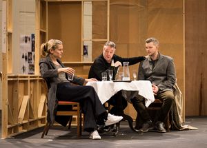 Denise Gough, Nathan Lane and Russell Tovey Photo