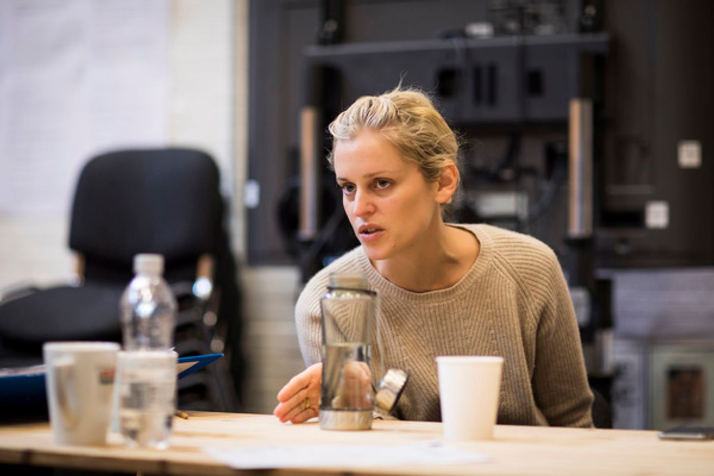 Photo Flash: In Rehearsal with Nathan Lane, Andrew Garfield, and the Cast of ANGELS IN AMERICA  Image