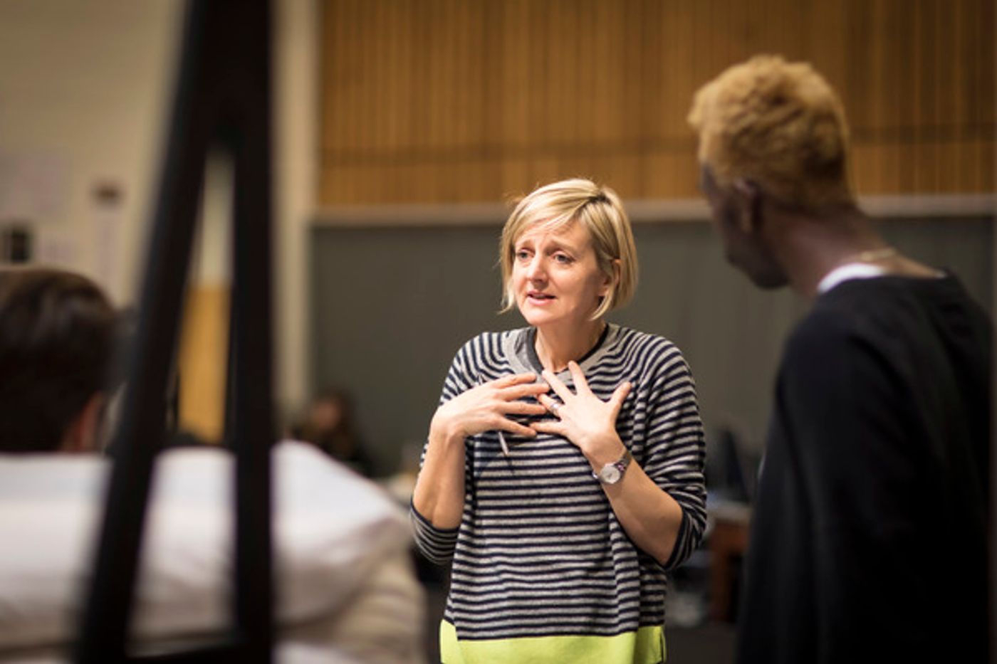 Photo Flash: In Rehearsal with Nathan Lane, Andrew Garfield, and the Cast of ANGELS IN AMERICA  Image