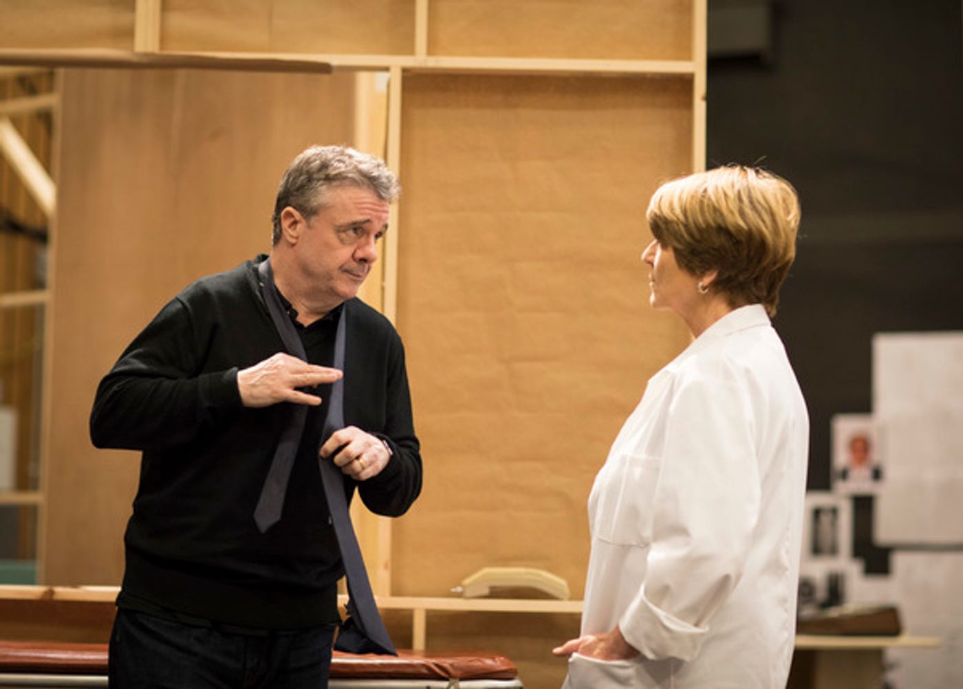 Photo Flash: In Rehearsal with Nathan Lane, Andrew Garfield, and the Cast of ANGELS IN AMERICA  Image