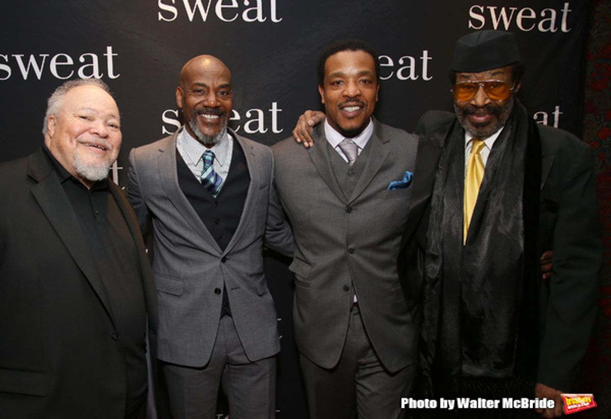 Stephen McKinley Henderson, John Earl Jelks, Russell Hornsby and Anthony Chisholm at 