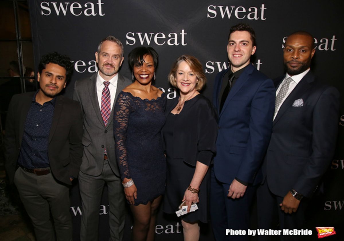 Reza Salazar, Steve Key, Lisa Renee Pitts, Deirdre Madigan, Hunter Hoffman and Benton Greene at 