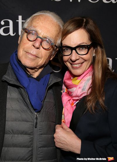 John Guare and Allison Janney  Photo