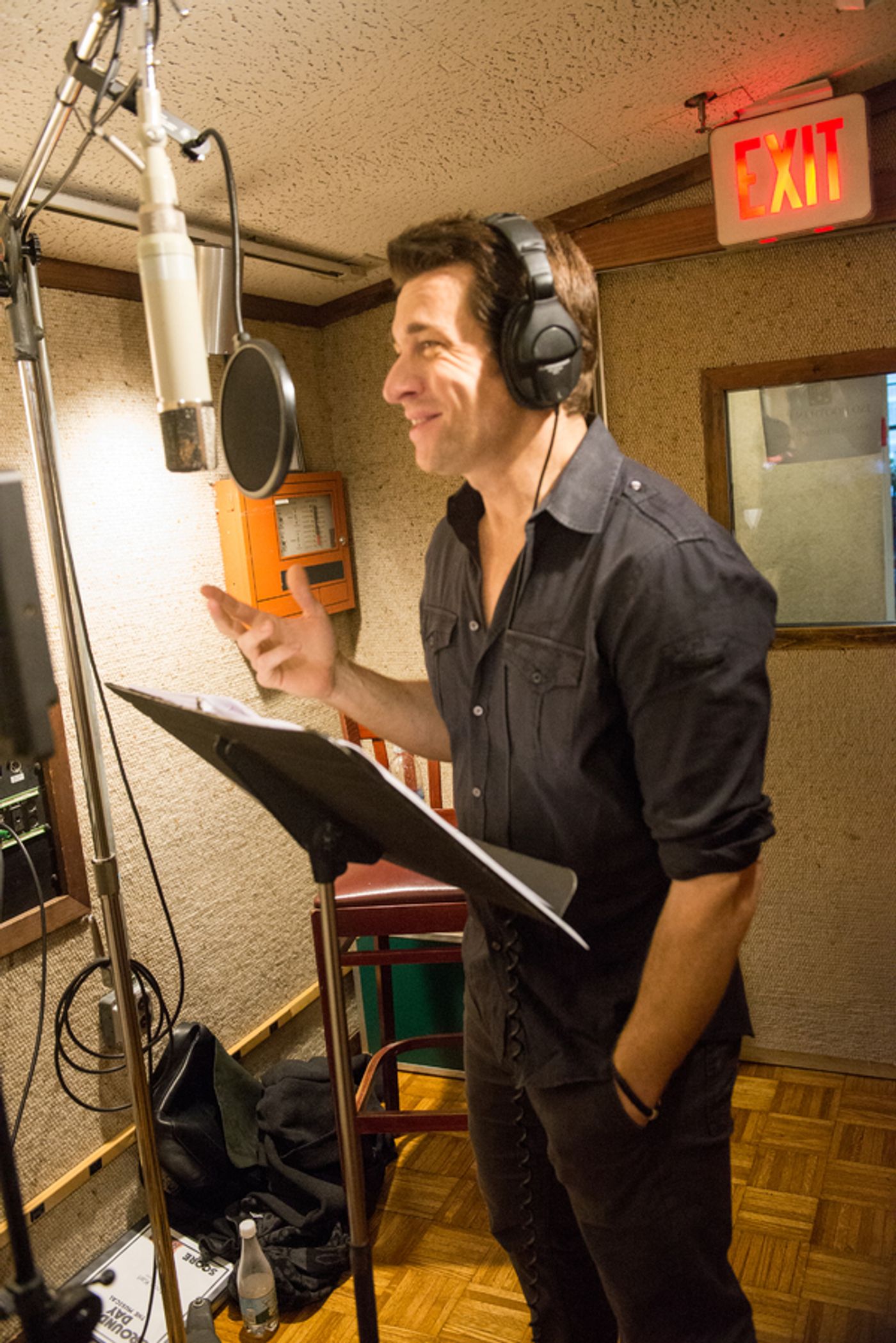 Photo Flash: GROUNDHOG DAY Company Hits the Recording Studio! Photo Flash: GROUNDHOG DAY Company Hits the Recording Studio! Image